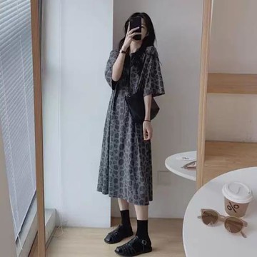 港風古著vintage碎花裙2026年夏季新款森女別致高級感連衣裙ins潮