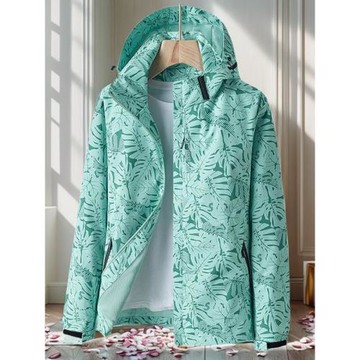 沖鋒衣外套女2025新款超火開春登山服男戶外休閑風衣防水薄款單衣