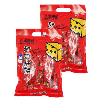 台灣親親 起司酥餅250g*2袋  台灣經典零食  酥脆起司香  250g