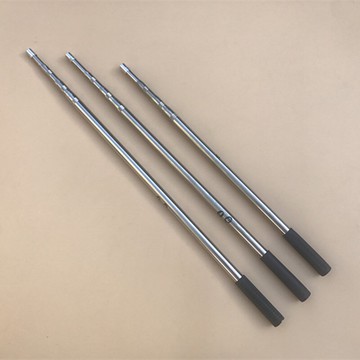 多節 2.1m2.5m3m5米不銹鋼壓花伸縮桿子 鉚釘加固抄網魚叉竿8mm口