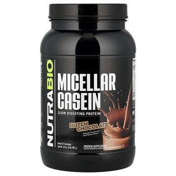 NutraBio, 膠束酪蛋白，荷蘭巧克力味，2 磅（907 克）