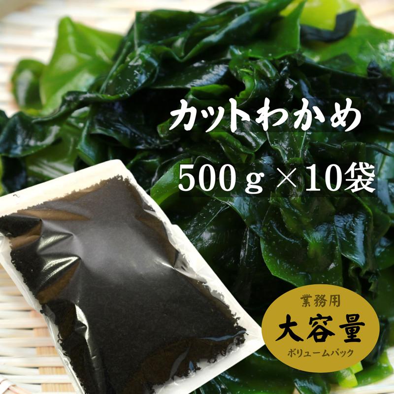 カットわかめ 中国産 500g×10袋 乾燥わかめ 業務用