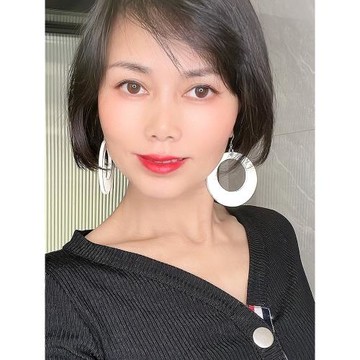999純銀超大圓形耳環夸張歐美木頭個性時尚簡約網紅防過敏潮高冷