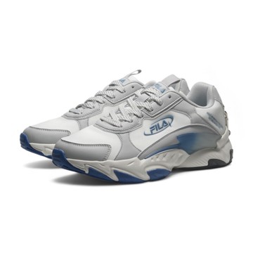 FILA 休閒鞋 COMET 白灰藍 扣環 復古 運動鞋 男 1J906Y413
