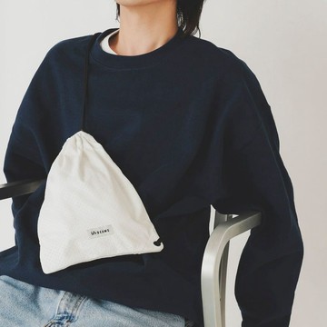 bPr BEAMS / 孔洞 束口袋