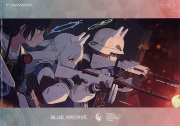 MIYAKO&僧麵猴屬&MIYU A4原創透明文件夾藍色存檔-Blue Archive-×LAWSON對象產品購入特典