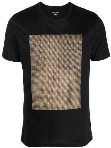 Private Stock - graphic-print T-shirt - men - Cotton - L - Black