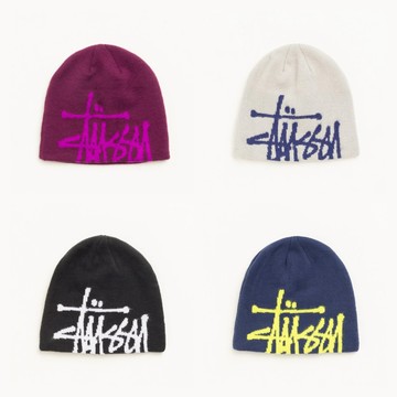 AirRoom 2026AW STUSSY BRUSHED OUT BASIC SKULLCAP 毛帽 邊緣 LOGO