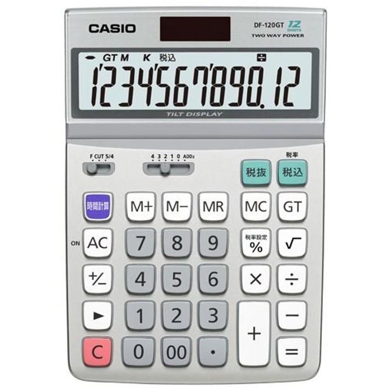 売れ筋がひ新作！ まとめ カシオ CASIO 本格実務電卓 12桁 ジャストサイズ JF-120VB-N 1台 fucoa.cl