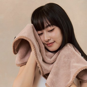 MOODO 沐兜｜舒芙蕾銀離子抗菌毛巾 - 霧砂米