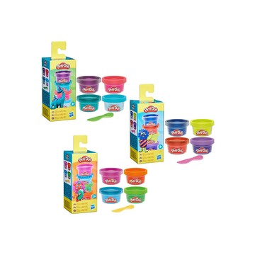 【W先生】培樂多 Play-Doh 補充包 迷你繽紛派對4罐 黏土組 1oz 1盎司 安全 無毒 食用色素 HF7172