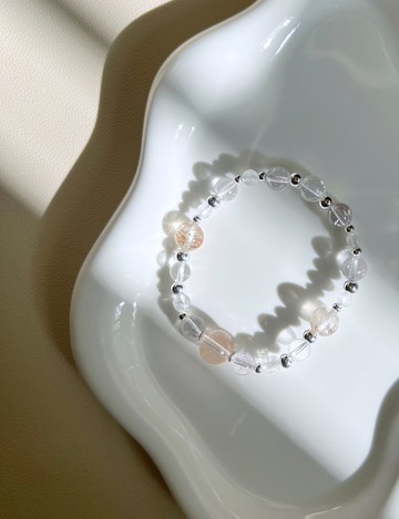 【迎接】粉晶 / 黑金超七 / 淺紫晶 / 白水晶 / 925純銀