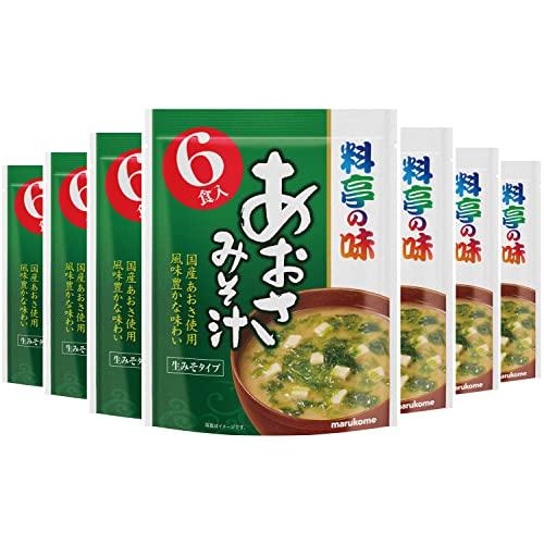  マルコメ お徳用 料亭の味 あおさ 即席味噌汁 6食×7袋