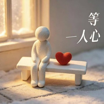 在臺嚴選🍓「等一人心」治癒系桌面擺件 氛圍感小衆裝飾禮物創意YZ