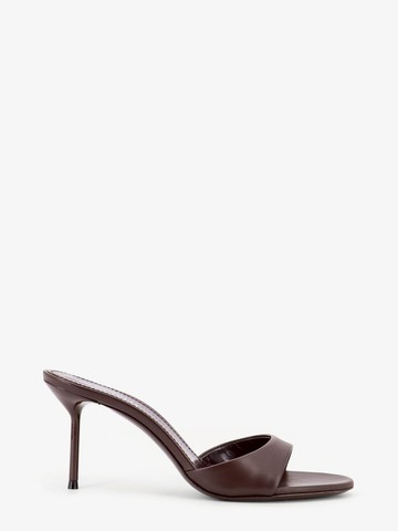 Lidia Mule 70 leather heel sandals - PARIS TEXAS - gender_Woman