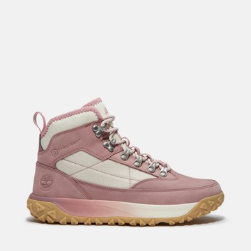 Timberland 女款粉色Motion 6防水健行鞋｜A2K14EAA