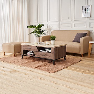 時尚屋 西恩納L型透氣貓抓皮沙發(共11色)臺製/免運免組+克里斯二抽茶几