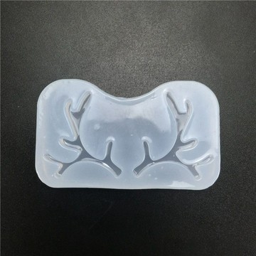 黏土工具 切模工具鹿角造型矽膠模具手工翻糖冰淇淋蛋糕模翻糖工具巧克力模