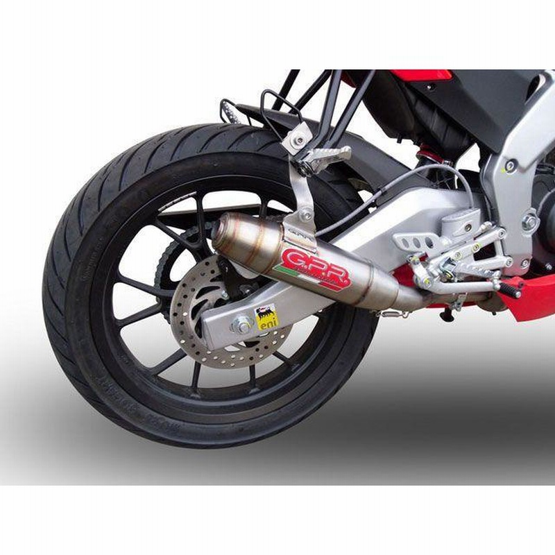 G.P.R. RC 125 マフラー本体 スリップオンエキゾーストシステム EU規格 