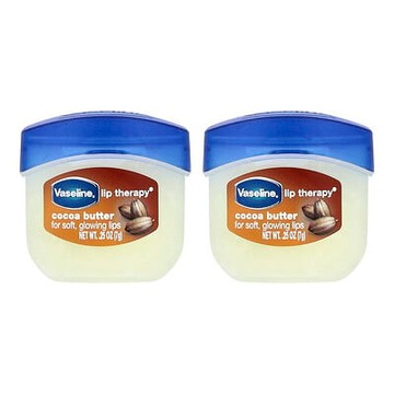Vaseline, 脣部護理®，可可脂，2 支，每支 0.25 盎司（7 克）