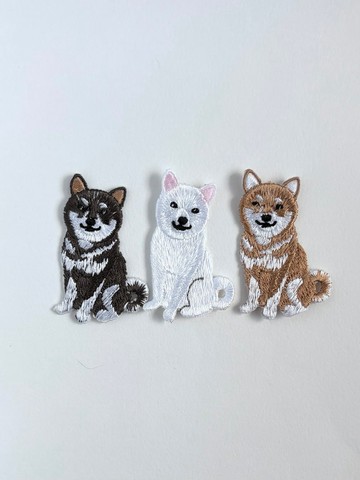 刺繡貼布 ■ 柴犬 ■ 狗狗