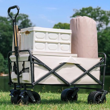 免運 折疊買菜購物手推車 露營車戶外可折疊推車超大營地車野餐車拖車野營手拉桿擺攤小推車