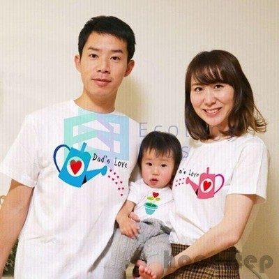 再入荷 親子コーデ Tシャツ リンクコーデ 親子お揃いtシャツ 親子 ペアルック ベビー ペアtシャツ 花柄 プリント 半袖 家族ペア 赤ちゃん プレゼント ギフト 通販 Lineポイント最大get Lineショッピング