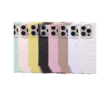 趙露思同款聯名純色波漾殼適用蘋果iphone17Promax殼FY防摔16plus全包15磁吸14保護套17硅膠殼高級
