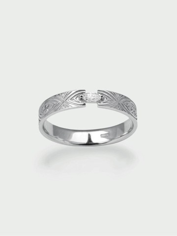 Victorian Etching Couple Ring (Women)