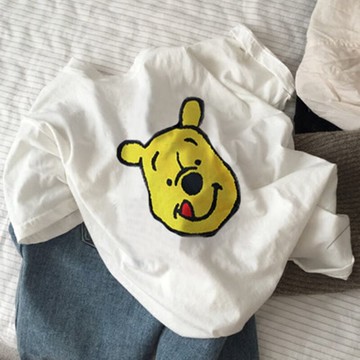 短袖女新款ins潮夏季韓版超火cec寬松學生上衣白色T恤情侶裝