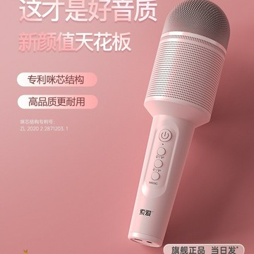 話筒音響一體麥克風無線藍牙兒童唱歌家用ktv電視全民k歌神器【Snowbelle優選】