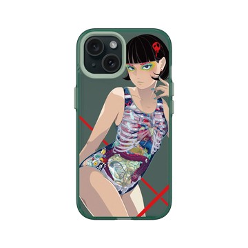 iPhone 15 Clear 憂墨綠 - MITSUME - Deadly cute