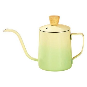 Couselect 不鏽鋼手沖長嘴細口壺 漸變綠  1個  單品  600ml