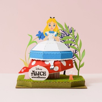 紙模型【迪士尼雷射材料包】愛麗絲 夢遊仙境 | 9027809 紙風景