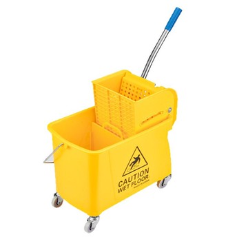 榨水車拖把桶擠水桶免手洗拖地桶酒店洗拖把拖布壓水清潔柞水車[DD150210]