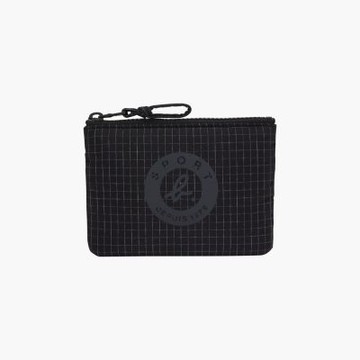 agnes b.Sport b. 夾棉 拉鏈 小袋 黑色