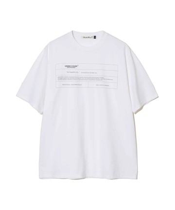 印花短袖圓領TEE(白)