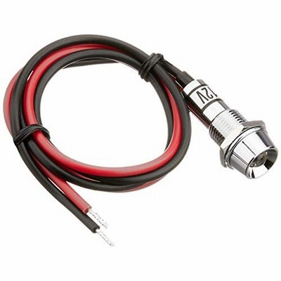 キジマ(Kijima) インジケーターランプLED 12V 汎用 クリア/オレンジ 217-6139