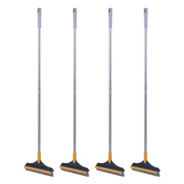 縫隙V形2合1刷頭地板刷 120度旋轉 顏色隨機 浴室磁磚清潔  4支