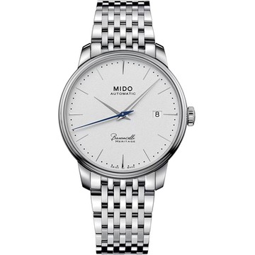 MIDO 美度 官方授權 Baroncelli 永恆系列 72小時動力儲存機械錶 1212購物節 送禮推薦-39mm M0274071101100