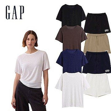 【GAP】男女裝 T恤/短褲【多款任選】