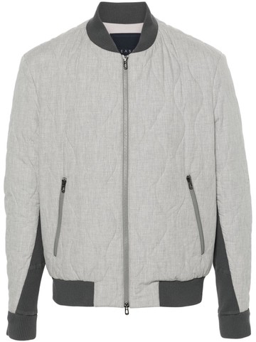 Sease - Endurance quilted bomber jacket - men - Polyester/Cotton/Polyamide/Spandex/Elastane - S - Grey