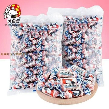 📢超惠購💯新鮮好貨🔥冠生園上海大白兔奶糖 散裝 稱重 大白兔奶糖 奶糖 糖果 兒時 懷舊