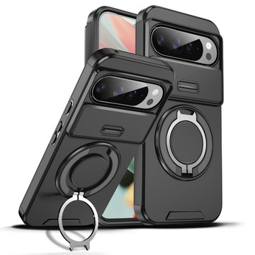 360旋轉支架 推拉窗軍工防摔 手機殼 適用谷歌Google Pixel 10 Pro XL 9A Pixel 8A 7