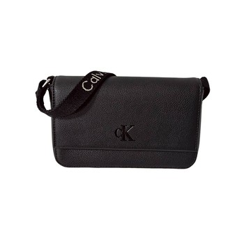 Calvin Klein CK凹凸LOGO 背帶字樣設計 側背包