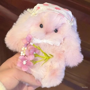 【送禮優選】扭扭棒兔子diy材料仿真密毛絨動物自製生日禮物 折疊扭扭棒 毛根材料包 扭扭棒配件 飾品配件 手工節日禮物