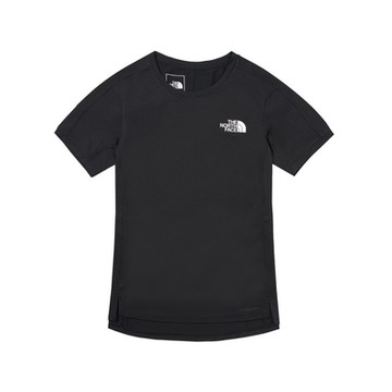The North Face TNF 北面 北臉 女短袖上衣-黑色 W SUNRISER S/S - AP-NF0A83SUJK3