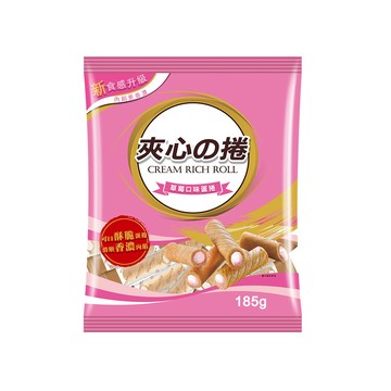 旺旺 夾心酥捲香草口味蛋捲185g