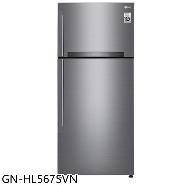 結帳97折★LG樂金【GN-HL567SVN】525公升雙門變頻星辰銀冰箱(含標準安裝)