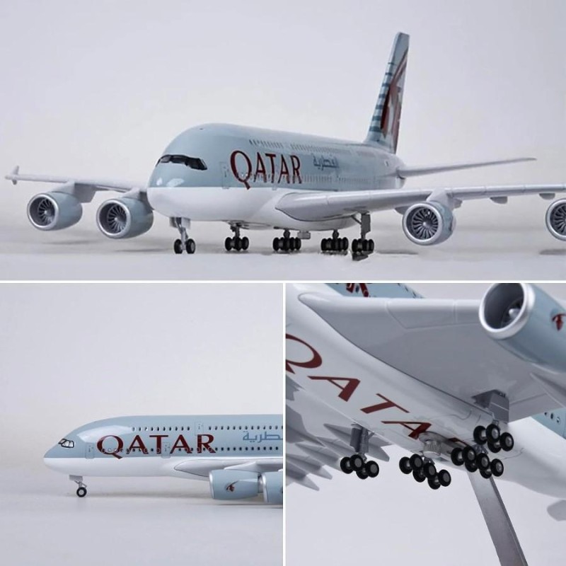 模型飛行機 ブリティッシュ A380 航空 LED コレクション